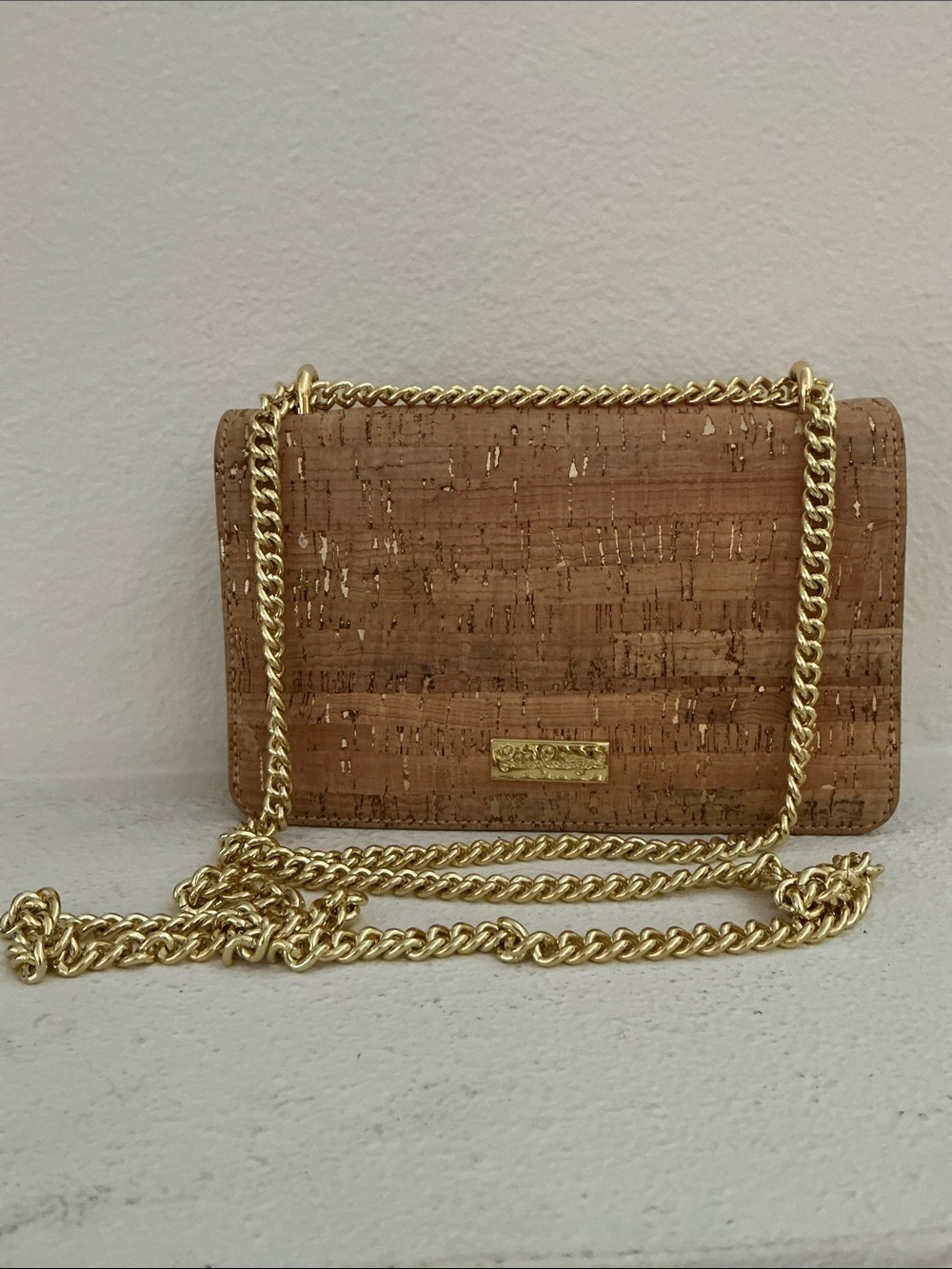Lilly Pulitzer Kat Crossbody cork purse EUC
